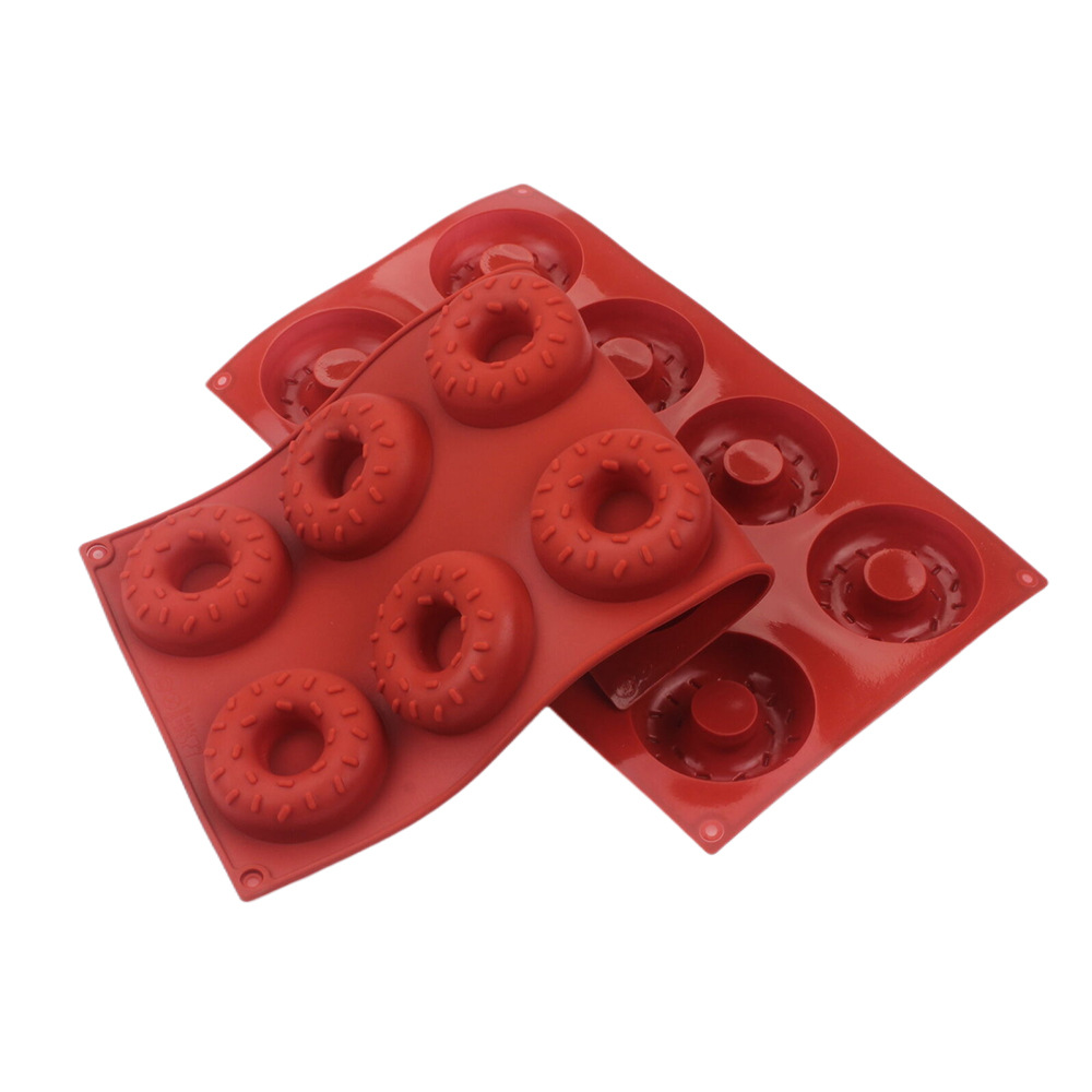 Donut Mold Silicone - Stampo in Silicone a 8 Cavità