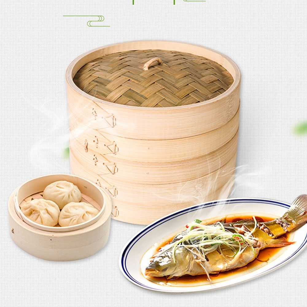Vaporiera Cinese in Bambù con  - Bao Steamer Bamboo recensione e prezzo