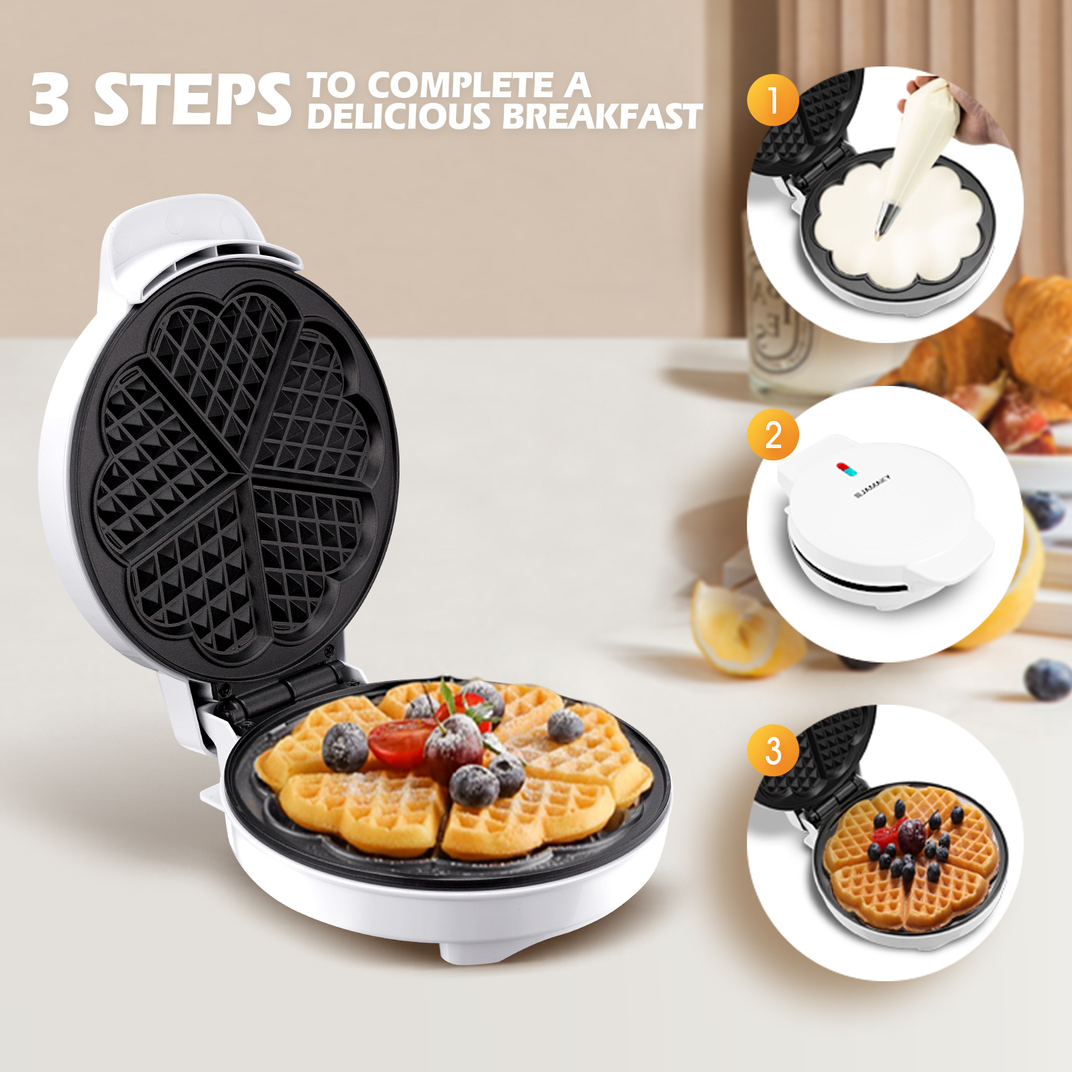 Stampi per cialde per colazion - Mini Pancake Griddle recensione e prezzo