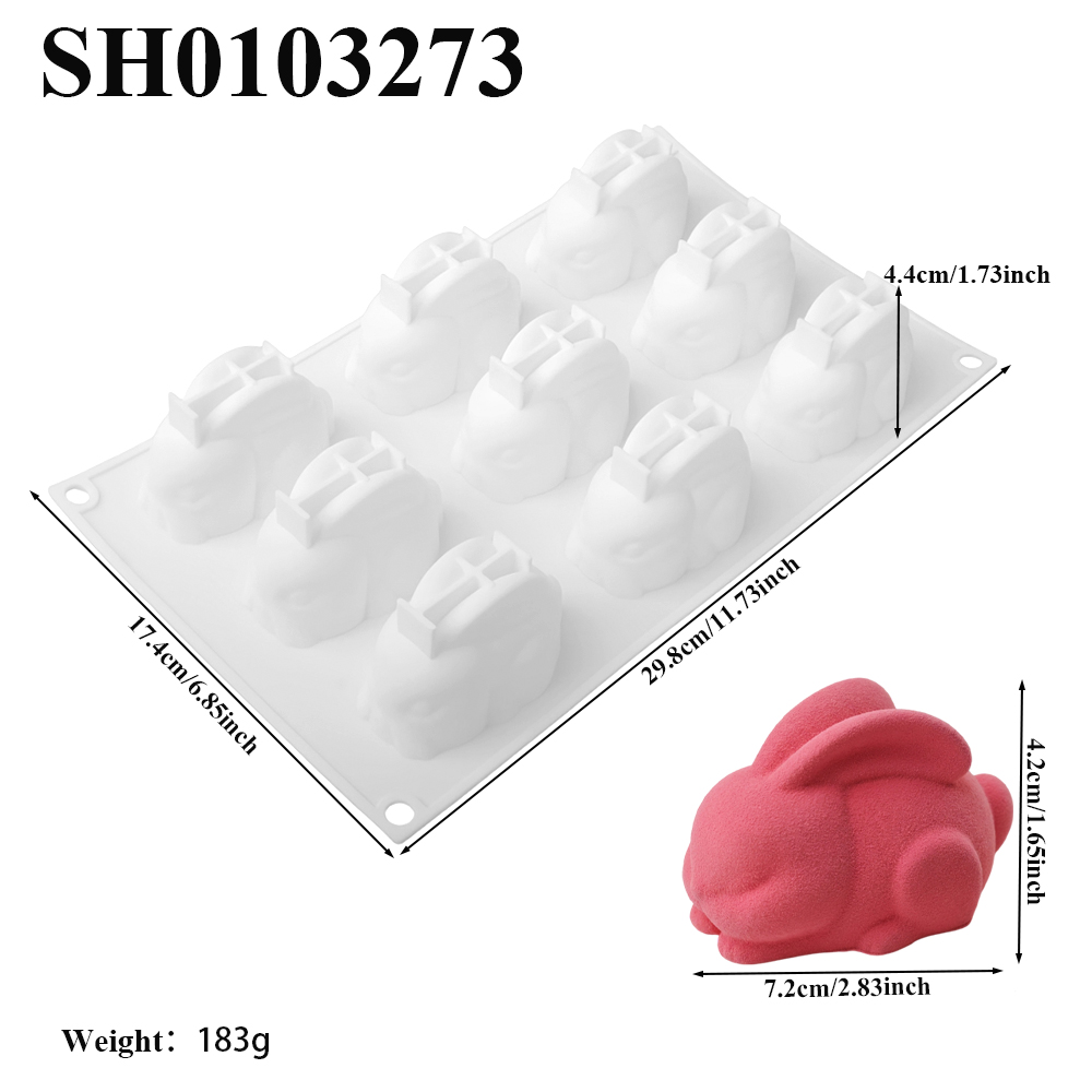 Stampo in Silicone a 9 Cavità  - Bunny Cake Mold recensione e prezzo