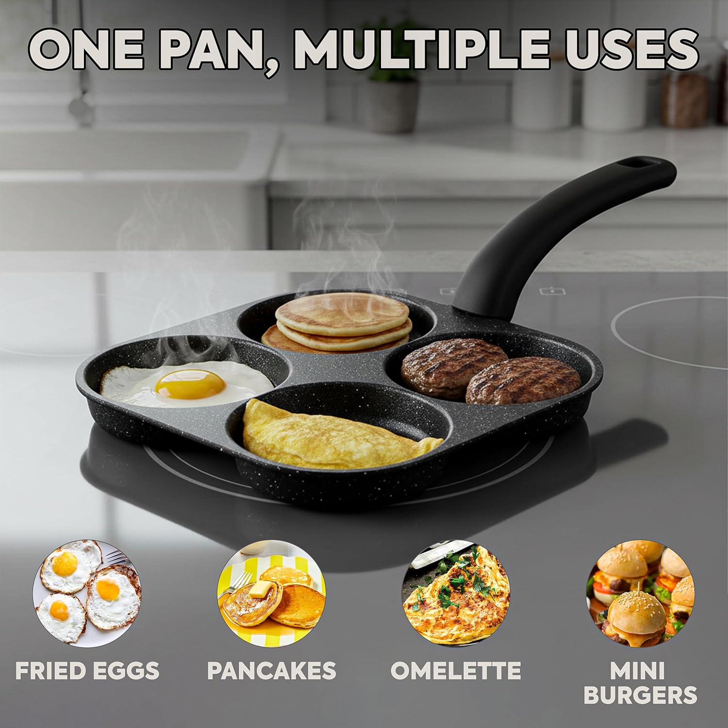 Padella Antiaderente per Uova  - Egg Waffle Pan recensione e prezzo